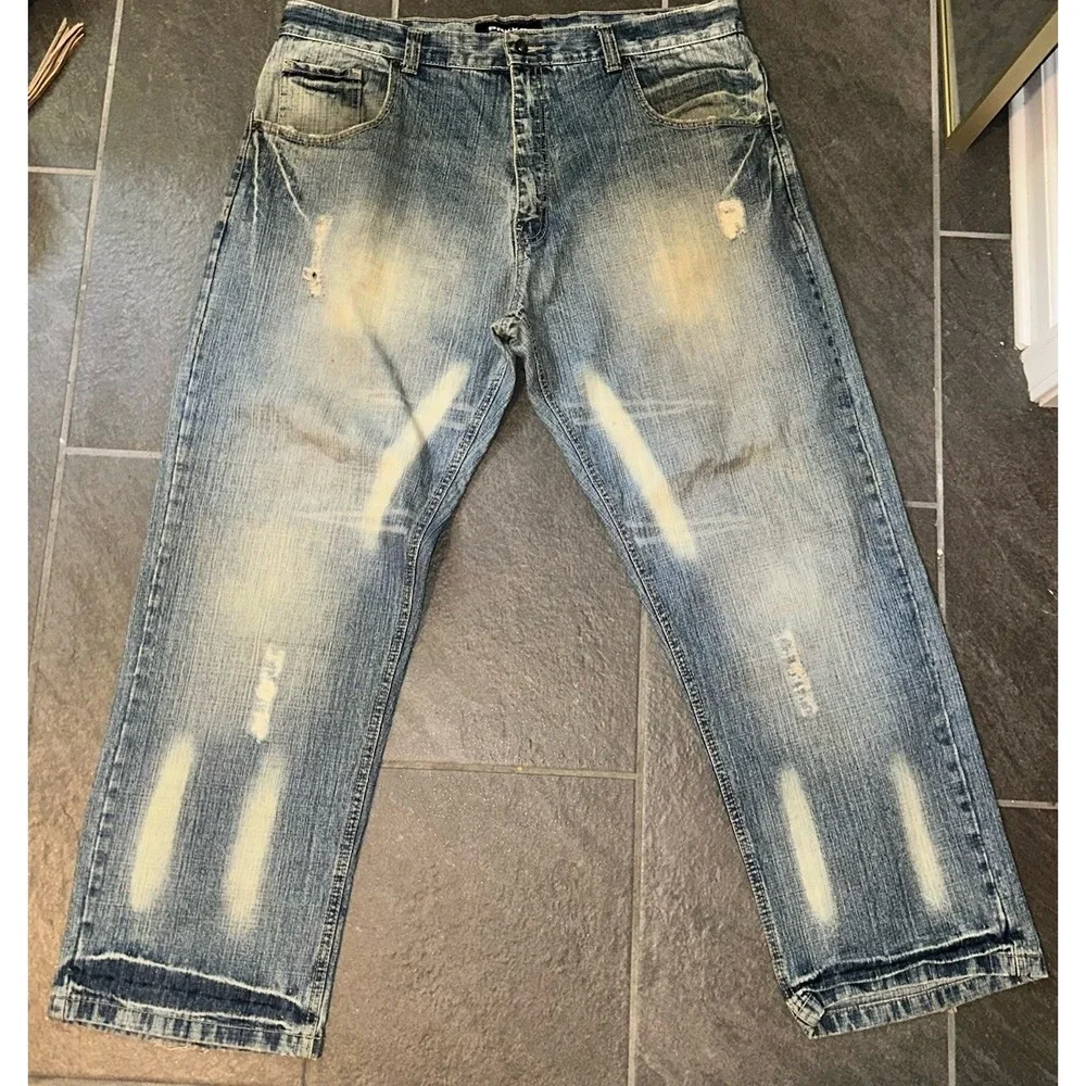 Paxko‎ Clothing Co. Jeans Size 40 Cotton 5 Pocket Distressed
